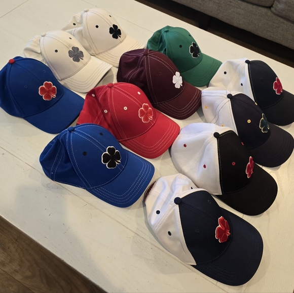 Black Clover L/XL Fitted Hats (11 total lot) - Picture 2 of 16